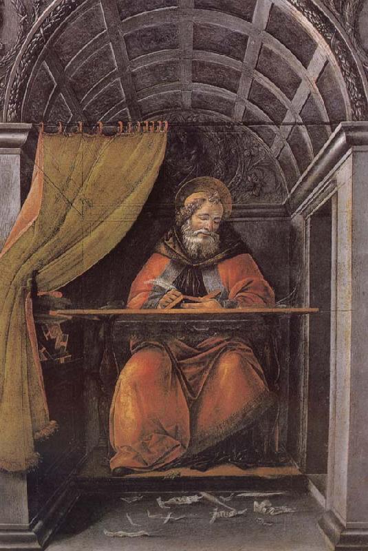 Sandro Botticelli Writing characters of St. Sting Germany oil painting art